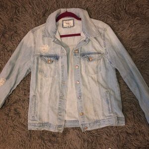 light wash jean jacket